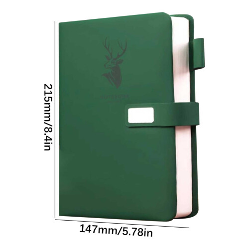 Hiroekza A5 leather notebook premium thick 1 pack 2