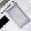 Canvas zipper pouch for DIY craft and makeup gray 2