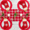 Hiroekza Christmas Stocking Snowflake Pattern 1 Piece 7