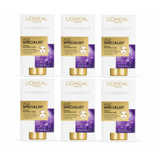 LOreal Paris Age Specialist 55+ Instant Re-Firming Mask (6 x 50ml) BBE: 02/2021