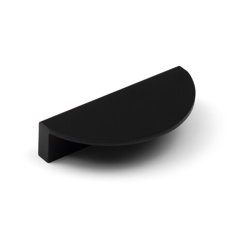 Matt Black Half Moon Pull Cabinet Handle 64mm