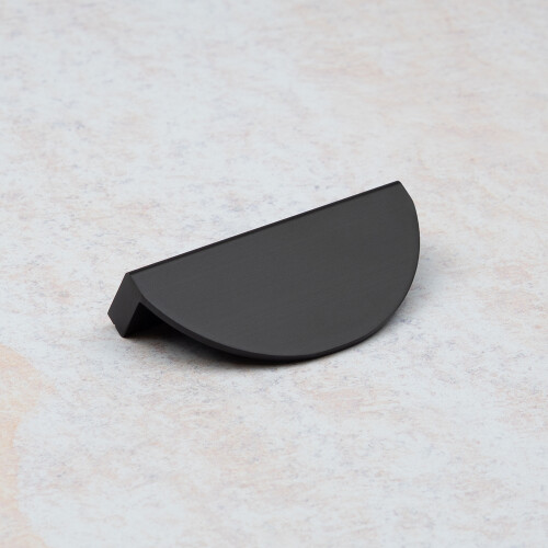 Matt Black Half Moon Pull Cabinet Handle 64mm 2
