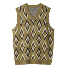 (M, ArmyGreen) Mens Solid Sleeveless Pullover Outerwear Vest