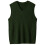 (M, Dark green) Mens Solid Sleeveless Pullover Outerwear Vest 1