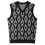 (L, Black1) Mens Solid Sleeveless Pullover Outerwear Vest 1