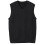 (L, Black) Mens Solid Sleeveless Pullover Outerwear Vest 1