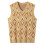 (S, Yellow) Mens Solid Sleeveless Pullover Outerwear Vest 1