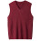 (2XL, Wine Red) Mens Solid Sleeveless Pullover Outerwear Vest 1