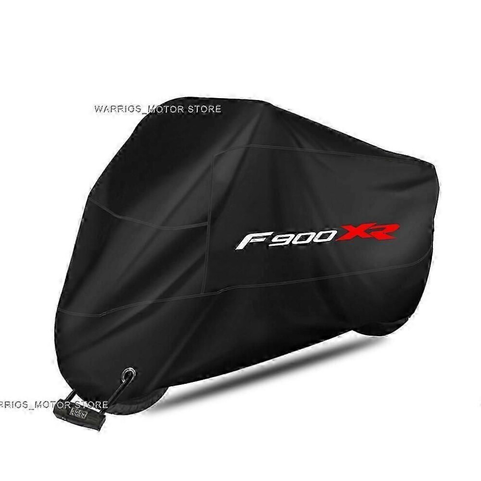 (L For 180Cm, ) Compatible With Bmw F900xr F 900 Xr Motorcycle Cover Uv Protective Dustproof Snowproof Outdoors Rain Motorcycle Waterproof Cover Black 3105045817112