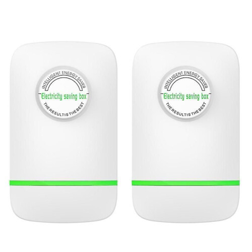 (2pcs, US) Electric Energy Saving Device Pro Energy Power Saver Device Balance Current Source Stabilizes Voltage Eu/uk/us Plug
