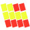 Referee Warning Cards PVC Red Yellow 12 Pcs 1