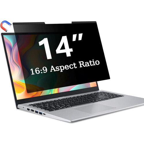Magnetic Privacy Screen for 14-inch Laptop