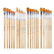 Hesroicy Painting Brushes Aluminum Tube 6Pcs