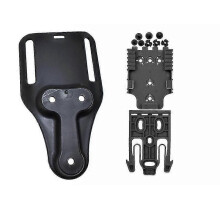 (BK qls) Tactical Gun Holster Accessories Qls Quick Locking System Kit Universal Hunting Low-ride Belt Paddle Drop Leg Elastic Band Strap