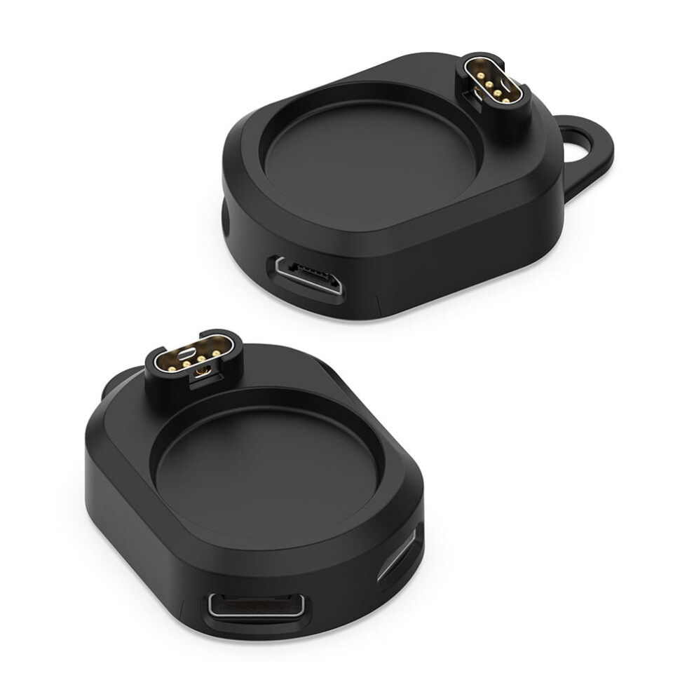 Jixopn Type-C To Micro Usb Watch Charger Dock For Garmin Black 917087614832