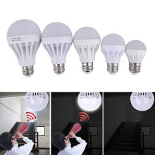 (3w) 220/110v 3w 5w 7w 12w Sound/voice Sensor Led Bulb Pir Motion Induction Light