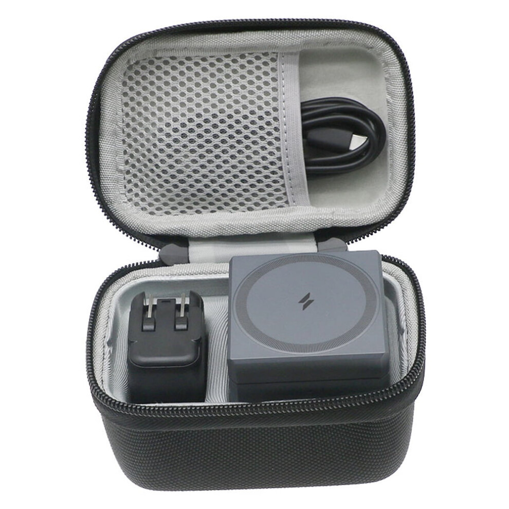 Eva Hard Carrying Case For Anker 3-In-1 Cube Magsafe Charger Black 917087619011