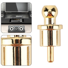 Gold Plated RCA Protector Caps Copper Dust Caps 8PCS