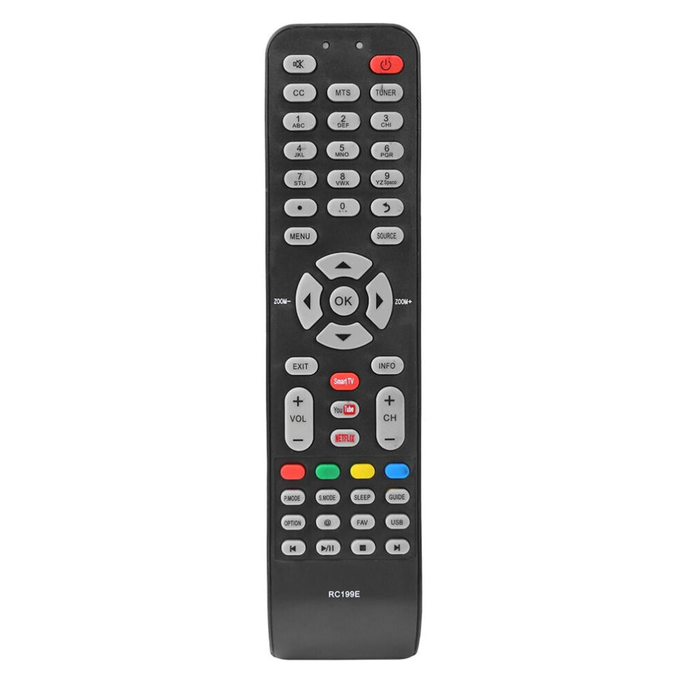Smart Tv Remote Control For Tcl Hyundai Ekt Hkpro Visivo Black 917087620093