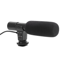 Jixopn Mic-01 External Stereo Camera Microphone, 3V CR2