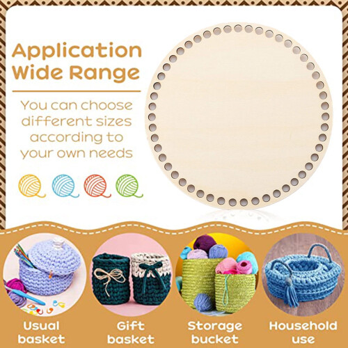 Basket Bottom Shaper Wooden Base Smooth Edge Square Round 1