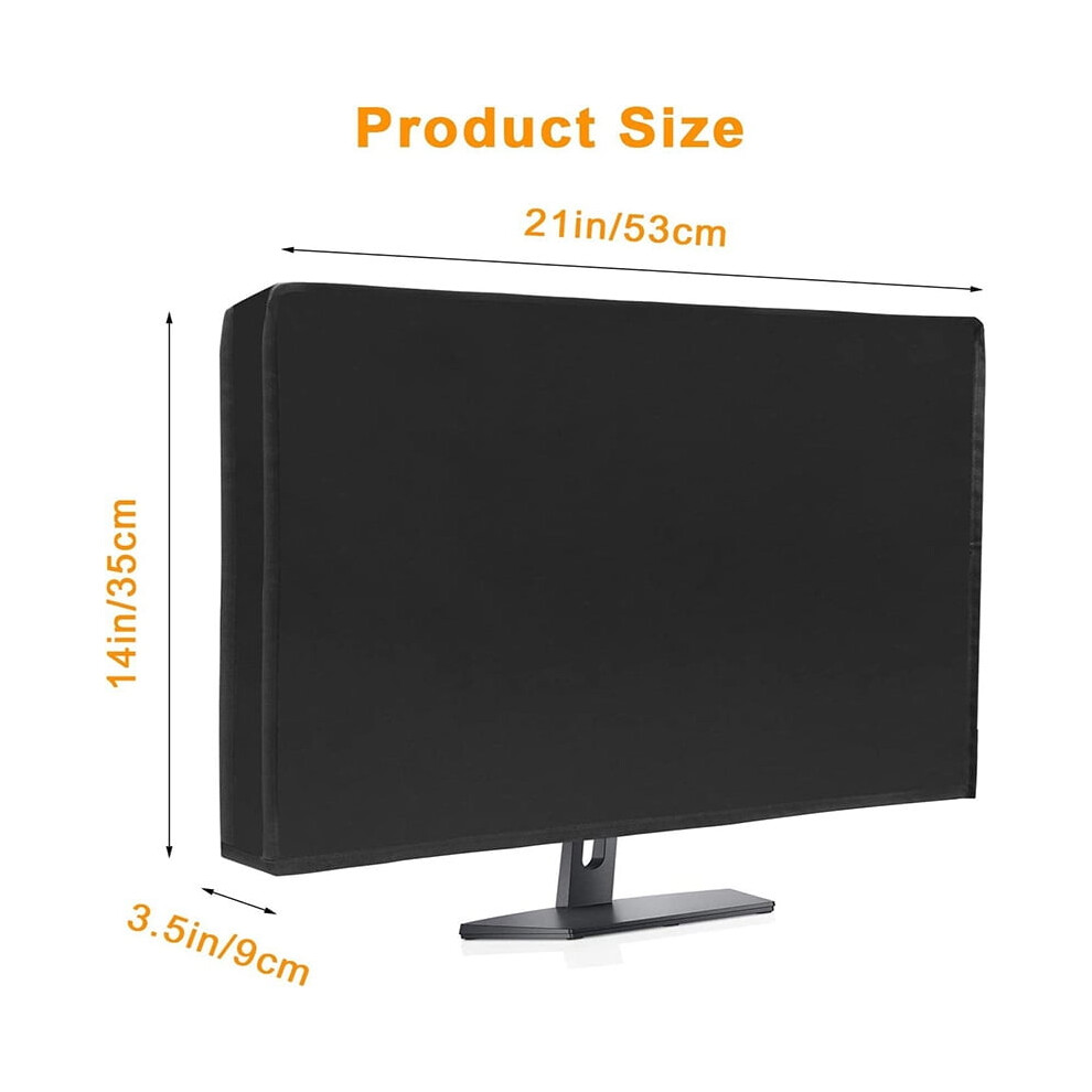 Waterproof Monitor Dust Cover 420D Oxford Cloth Black 917087623353