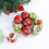 Christmas tree ornaments red green 20 pcs 7