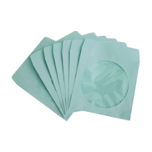 CD DVD paper sleeve with clear window blue 100 pcs