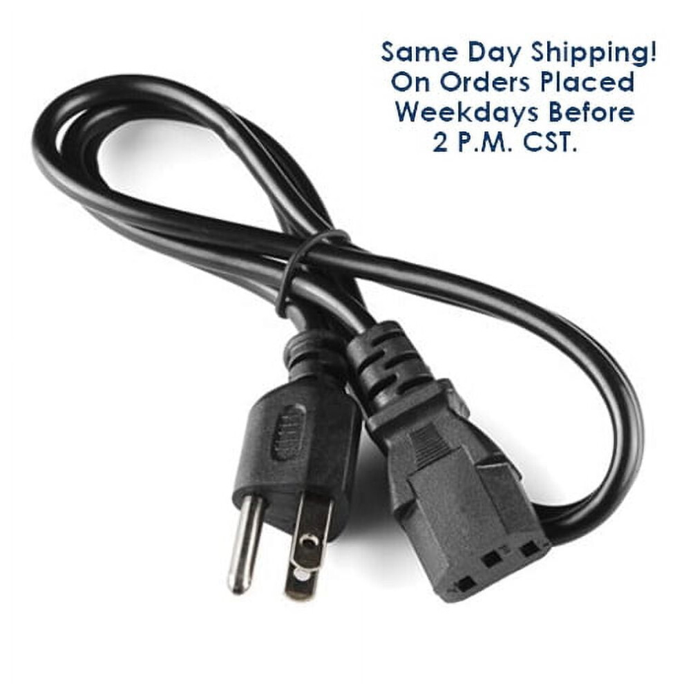 Hp Desktop Power Cable Universal 3-Prong 5 Ft 917087624152