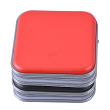 CD case hard plastic 40-disc wallet with zipper
