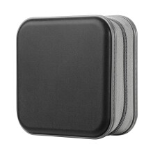 CD case hard portable zipper disc wallet 48 capacity