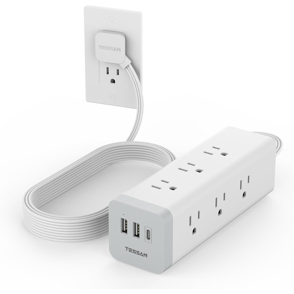 Surge Protector Power Strip 10 Ft With 9 Outlets And 3 Usb 917087624312