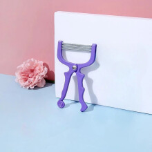 (Purple) 1 PCs Facial Hair Remover Manual Removal Epilator Beauty ShavingThreading Tool For Women