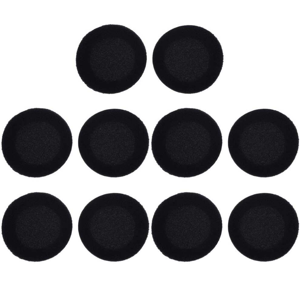 Headphone Ear Pads Replacement 60Mm Sponge Cushions 5 Pairs Black 917087627559