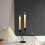 Porte-bougie vintage en fer forgé pour bougies. 4