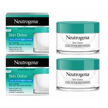 2x Neutrogena Skin Detox Dual Action Moisturiser 50ml Brand New Boxed