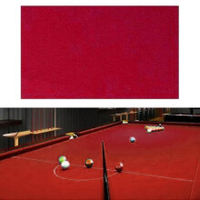 (2.4x1.45M, Red) Professional Billiards Cloth Game Snooker Felt Accessories