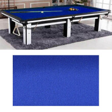 (2.4x1.45M, Blue) Professional Billiards Cloth Game Snooker Felt Accessories
