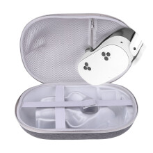 Portable Travel Case for Meta Quest 3S Headset with Mesh