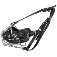 (XL) Leather Muzzle compatible with Large Dogs