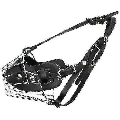 (XL) Leather Muzzle compatible with Large Dogs