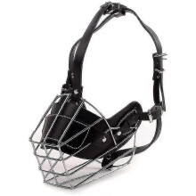(M) Leather Muzzle compatible with Large Dogs