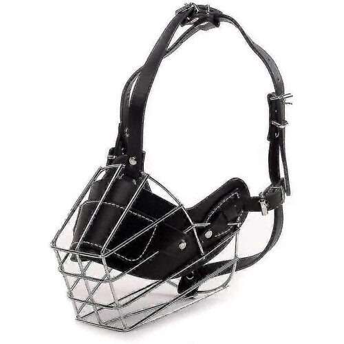(M) Leather Muzzle compatible with Large Dogs