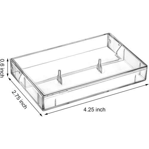 Clear Cassette Tape Cases 30 Pack 1
