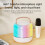 Mini Karaoke Speaker Bluetooth 5.3 with 2 Wireless Mics 4