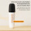 Mini Karaoke Speaker Bluetooth 5.3 with 2 Wireless Mics 7