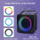 RGB Light Center Audio Karaoke System Black 10W 6