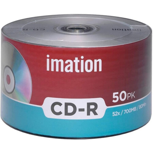 CD-R 52X 700MB 80Min blank data disc 50 pack 1