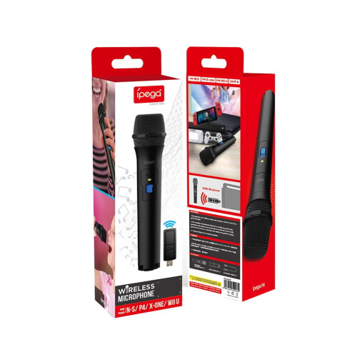 Jixopn karaoke microphone wireless HiFi mic for PS4 PS3 1
