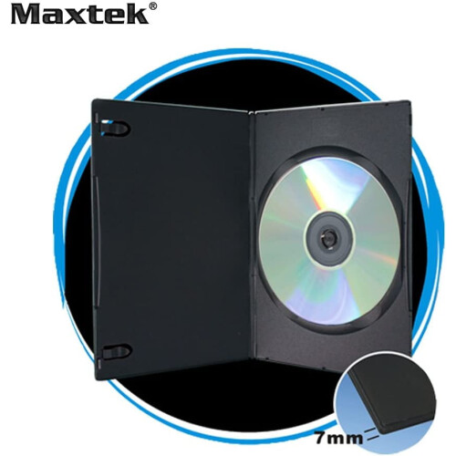 CD DVD case black slim 7mm 100 pieces 1